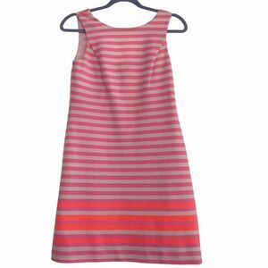Lilly Pulitzer Eden Pink White Orange Stripe Dress